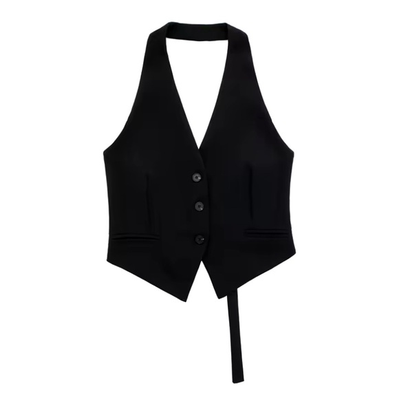 🌿 Black Vest - Picture 1 of 1